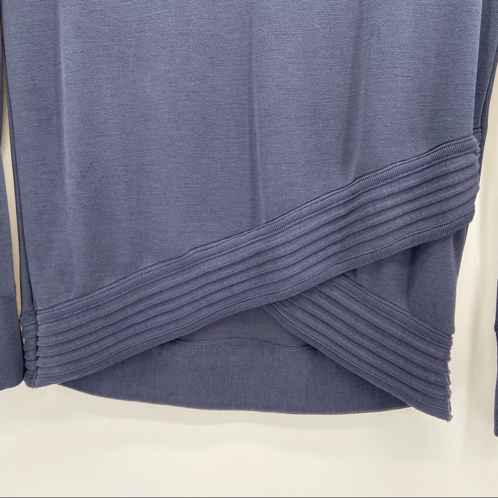 Athleta Serenity Criss Cross Modal Knit Sweatshirt - Picture 2 of 6